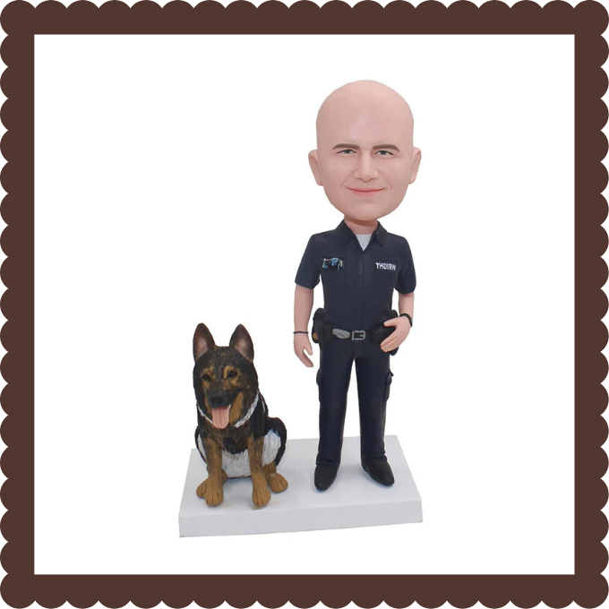 ๐พ Fully Customizable Person and Pets Bobblehead ๐