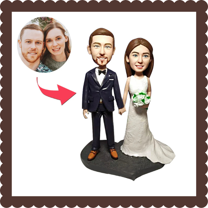 ๐ Head-To-Toe Customizable Couples Bobblehead ๐