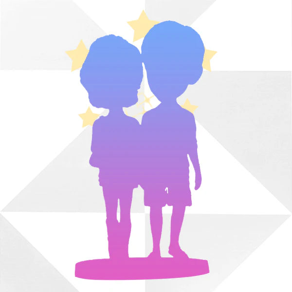 ๐ Head-To-Toe Customizable Couples Bobblehead ๐