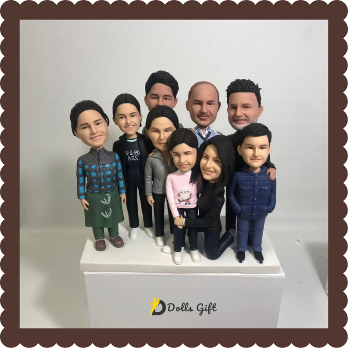 ๐จโ๐ฉโ๐งโ๐ฆ๐จโ๐ฉโ๐งโ๐ฆ Fully Customizable Bobbleheads for 5-10 People or Pets ๐
