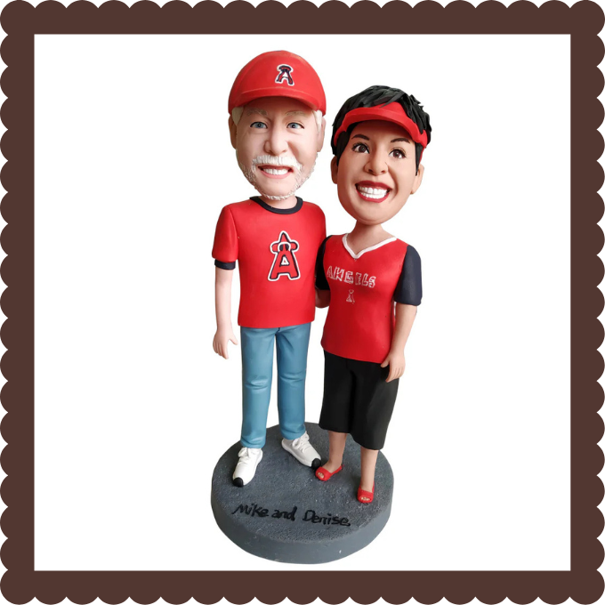 ๐ Head-To-Toe Customizable Couples Bobblehead ๐