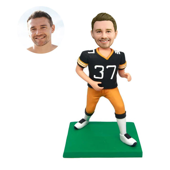 custom professional male green bay packers football player bobbleheads