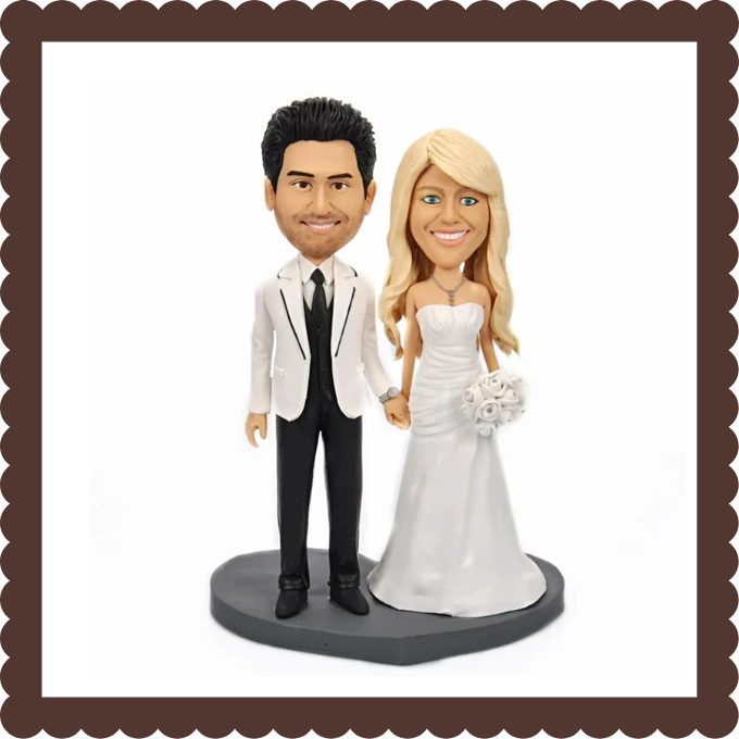 ๐ Head-To-Toe Customizable Couples Bobblehead ๐