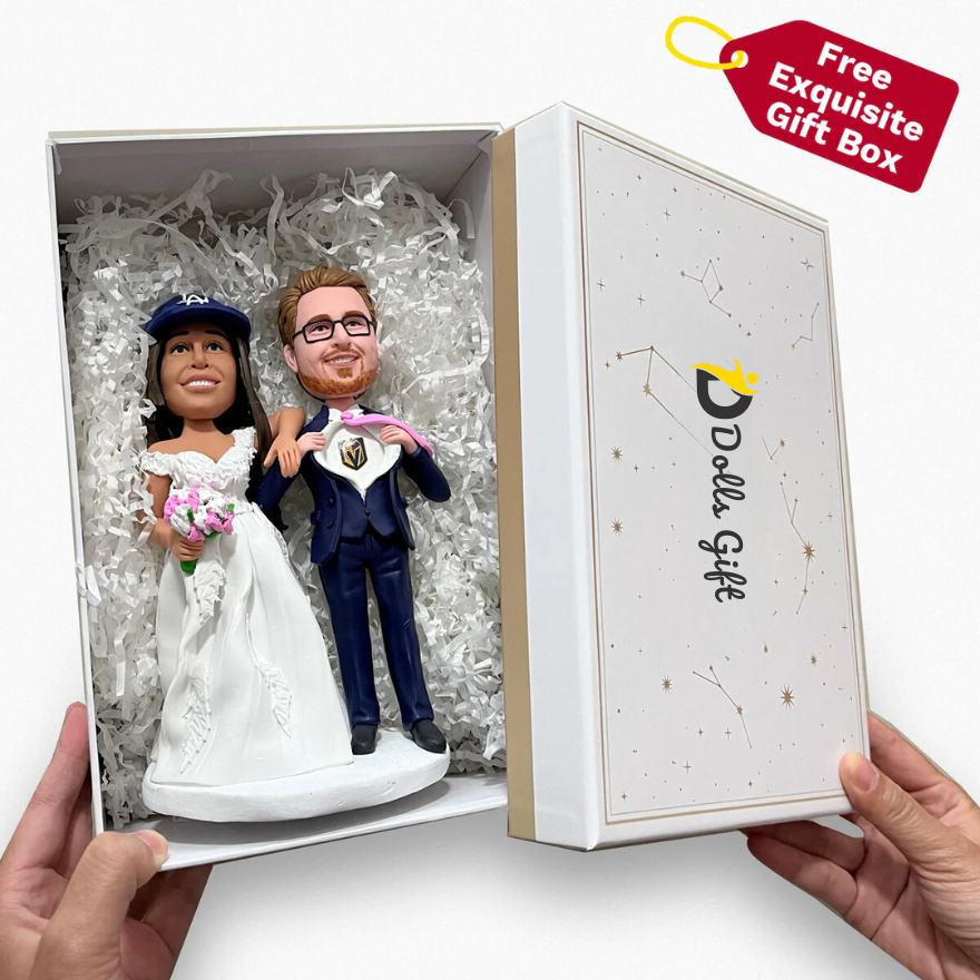 ๐ Head-To-Toe Customizable Couples Bobblehead ๐