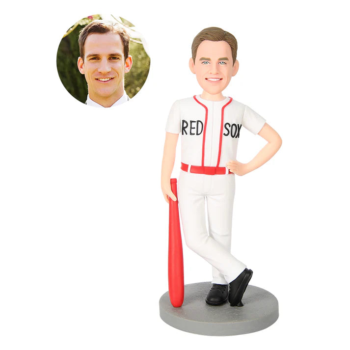 Male Baseball Player In Professional Sportswear Custom Bobbleheads