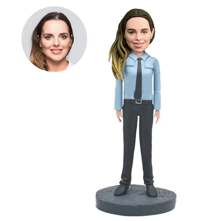 Police Uniform Women Custom Bobblehead