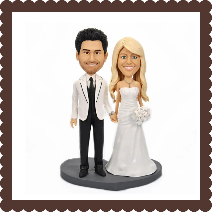 💑 Head-To-Toe Customizable Couples Bobblehead 💕