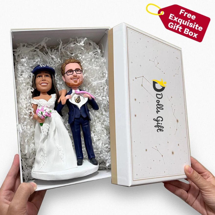 💑 Head-To-Toe Customizable Couples Bobblehead 💕