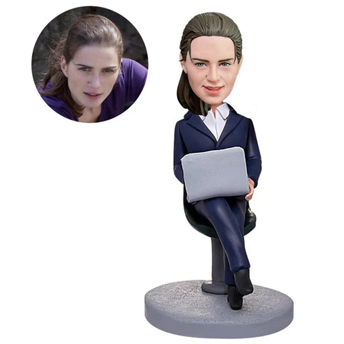 custom female boss bobbleheads