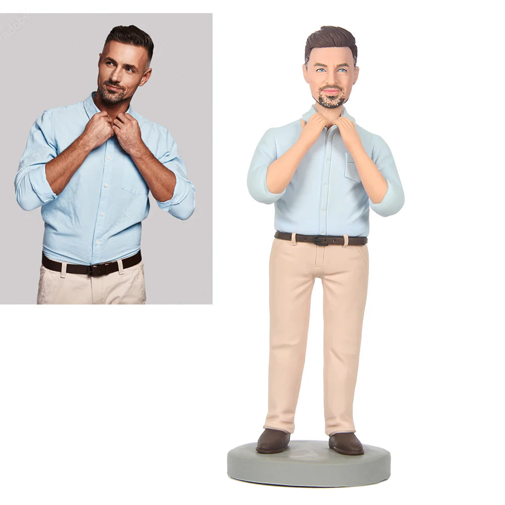 Fully Customizable Business Male Custom Bobblehead