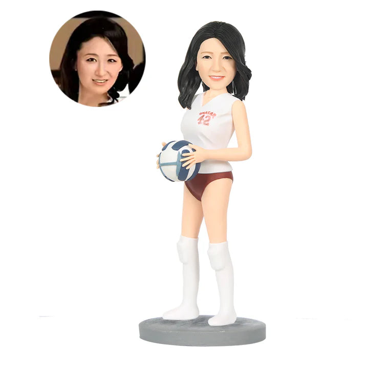 Male Volleyball Player Custom Bobbleheads